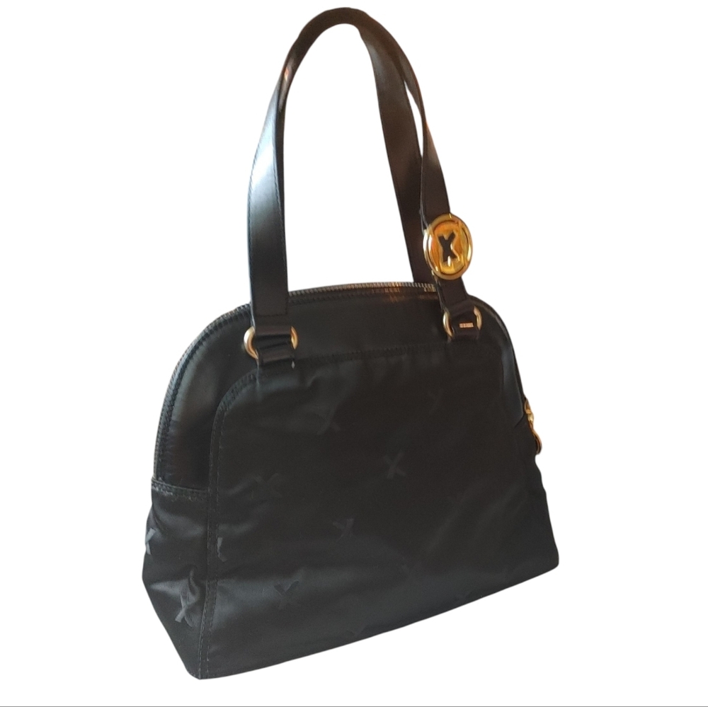 Paloma Picasso Small Nylon & Leather Handbag - Picture 14 of 16